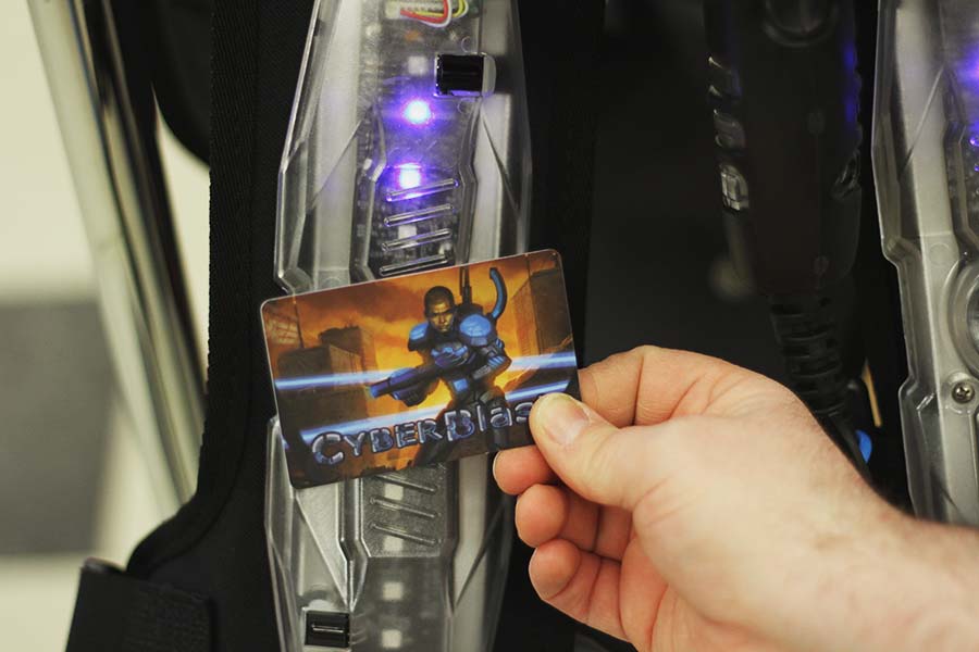 Laser Tag Rewards Card
