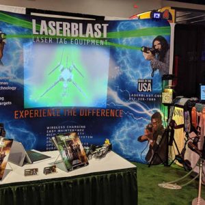 laser tag equipment booth bowl expo