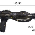 CyberBlast Pro Mobile vestless phaser dimensions and weight