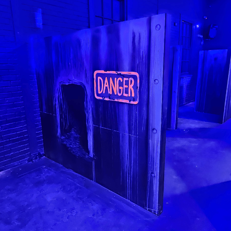 Gold Reef Theme Park laser tag arena.